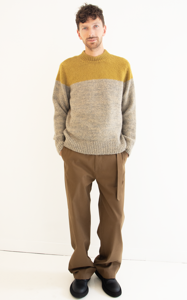 MORITZ LOOSE CREW NECK SWEATER