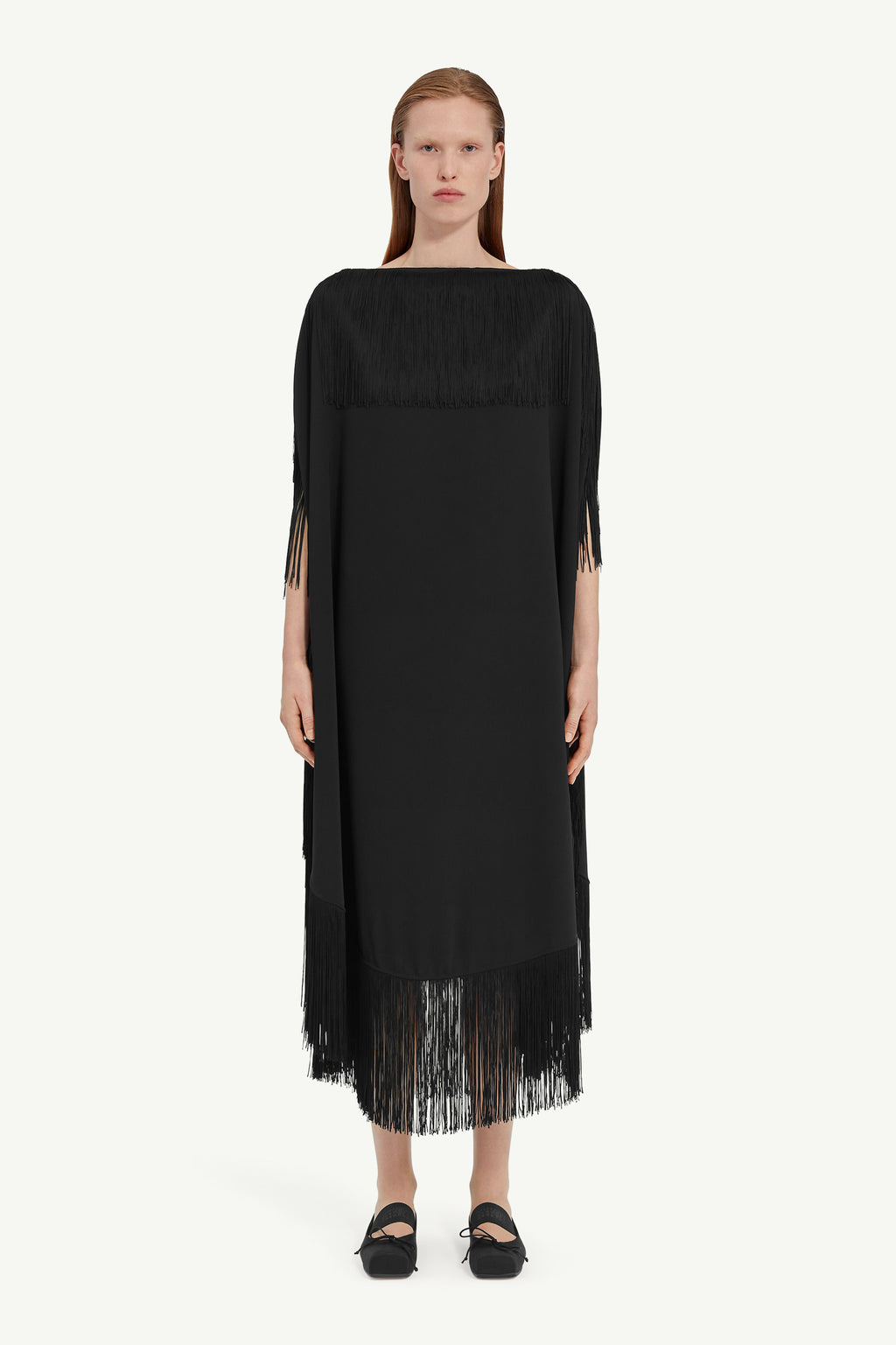 Maxi fringes dress